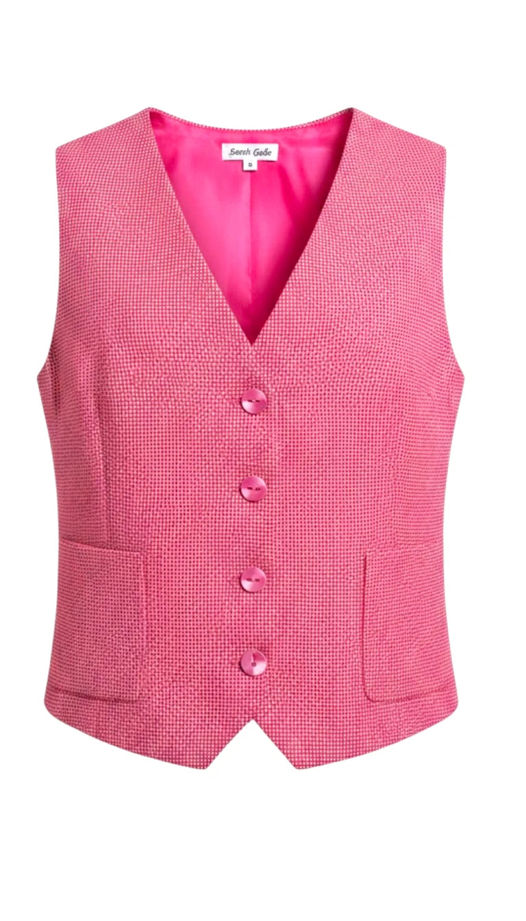 Negrita Vest in Pink