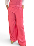 Jefa Wrap Pink Trouser