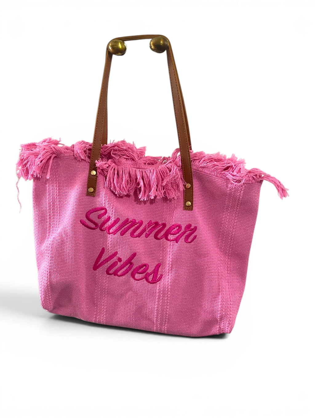 Large Embroidered Letter Women’s Canvas Bag
