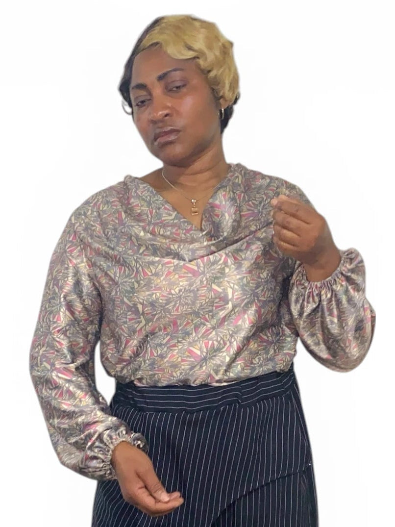Elena Cowl Neck Top